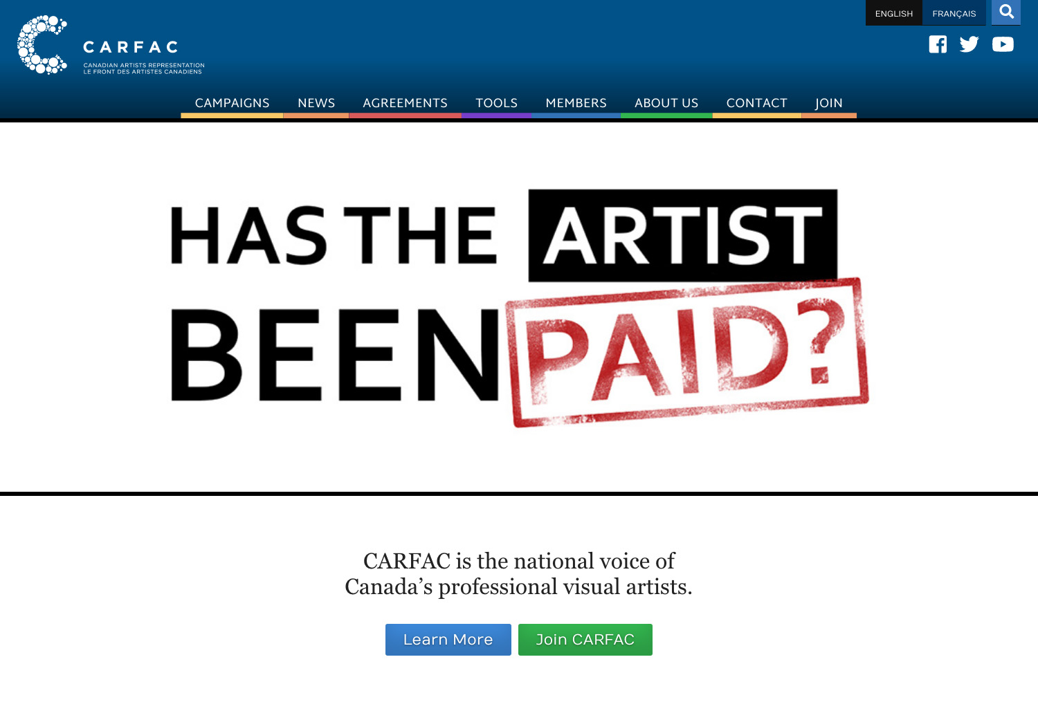 CARFAC (Canadian Artists’ Representation / Le Front des artistes canadiens)